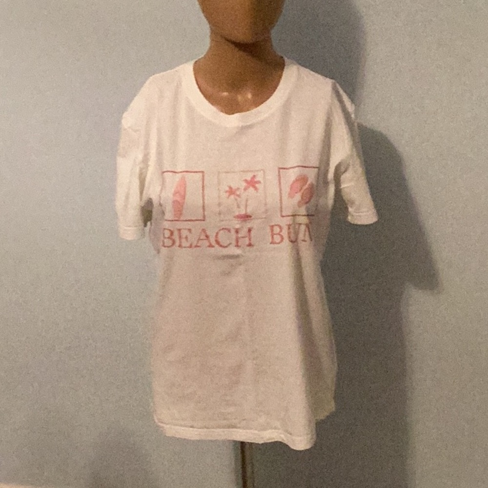 Women's White Beach Bum Graphic Tee 🔮